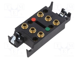 Base for logics modules and relays