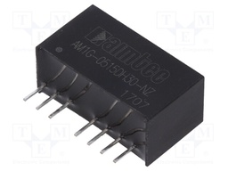 Converter: DC/DC; 1W; Uin: 4.5÷9V; Uout: 15VDC; Uout2: -15VDC; SIP8