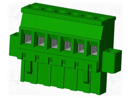 Connector: pluggable terminal block; plug; female; angled 90°
