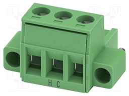 PCB connector, nominal cross section: 2.5 mm?, color: green,