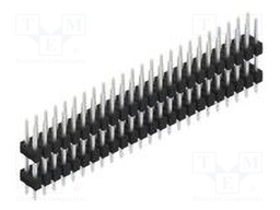 Connector: pin strips; pin header; male; PIN: 48; 2.54mm; THT; 2x24