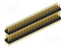 Connector: pin strips; pin header; male; PIN: 70; 1.27mm; THT; 2x35