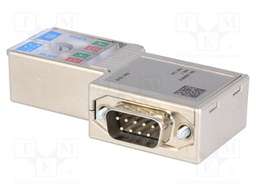 D-Sub; PIN: 9; SK/FC cable,strand; with LED,Profibus; angled 90°