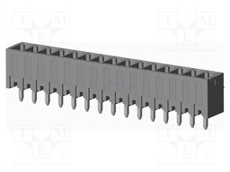 Connector: pluggable terminal block; socket; male; on PCBs