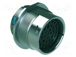 Connector: circular; socket; female; 13A; 200V; PIN: 35; IP67; silver