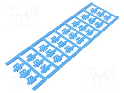 Markers for cables and wires; snap fastener