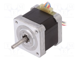 Motor: DC; 2-phase,bipolar,stepper; 24VDC; step 1,8°; 0.39Nm; 1A