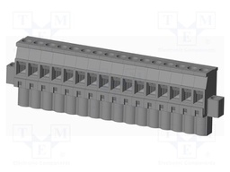 Connector: pluggable terminal block; plug; female; angled 90°