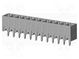 Connector: pluggable terminal block; socket; male; on PCBs