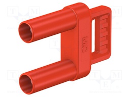32A; red; 1kV; Connector: 4mm banana; 41mm; 1kVAC; Type: insulated