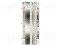 Board: universal; prototyping,solderless; W: 50mm; L: 117mm; 1.5A