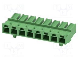 PCB connector, nominal cross section: 4 mm?, color: green, n
