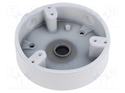 Junction box; Ø122x34.2mm; white; aluminium; Connection: M20