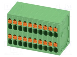 PCB terminal block, rated current: 10 A, rated voltage (III/