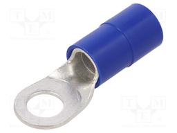 Tip: ring; M12; Ø: 13mm; 50mm2; crimped; for cable; insulated; tinned