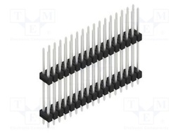 Connector: pin strips; pin header; male; PIN: 34; 2.54mm; THT; 2x17