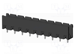 Connector: pluggable terminal block; socket; male; on PCBs