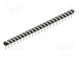 Connector: pin strips; pin header; male; PIN: 23; 2.54mm; THT; 1x23