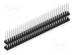 Connector: pin strips; pin header; male; PIN: 64; 2.54mm; THT; 2x32