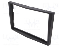 Radio frame; Opel; 2 DIN; black