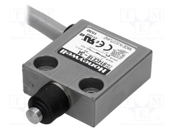 Limit switch; pin plunger Ø7mm; SPDT; 5A; max.240VAC; max.28VDC