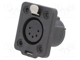 HEAVY DUTY FEMALE 5POLE XLR CHASSIS CONNECTOR