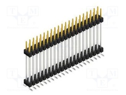 Connector: pin strips; pin header; male; PIN: 42; 2.54mm; SMT; 2x21