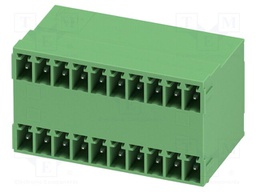 PCB headers, nominal cross section: 1.5 mm?, color: green, n