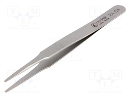 Tweezers; 120mm; for precision works; Blades: straight,narrowed