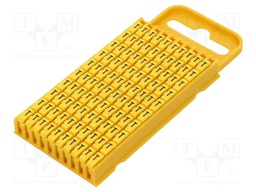 Markers for cables and wires; Label symbol: T; 4.3÷5.3mm; yellow