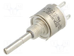 Potentiometer: shaft; single turn; 10kΩ; 1W; ±10%; 3.18mm; linear