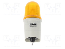 Signaller: lighting-sound; 10÷30VDC; Colour: amber; IP65; -30÷50°C