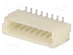 Socket; wire-board; male; 1mm; PIN: 8; SMT; 50V; 1A; tinned; 20mΩ