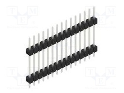 Connector: pin strips; pin header; male; PIN: 15; 2.54mm; THT; 1x15