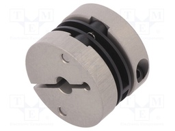 Coupling; Ø1: 6mm; Ø2: 6mm; Mat: aluminium,polyamide; -10÷80°C