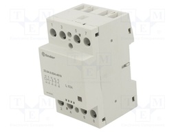 Contactor: 4-pole installation; 63A; 24VAC; 24VDC; NC x2 + NO x2