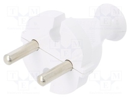 Connector: AC supply; plug; Layout: 2P; Type: round,Uni-Schuko