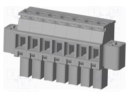 Connector: pluggable terminal block; plug; female; angled 90°