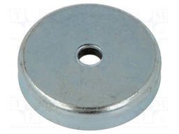 Magnet: permanent; hard ferrite; 71N; Ø: 32mm; H: 7mm; steel; disk