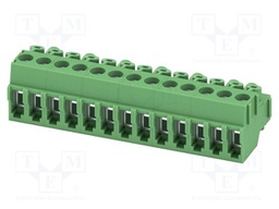 PCB connector, nominal cross section: 1.5 mm?, color: green,