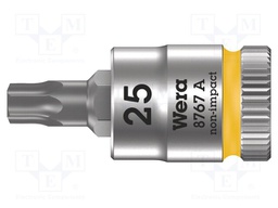 Wrench; socket spanner; TX25; 1/4"; 28mm; Bit: Torx®