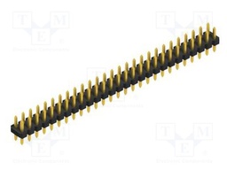 Connector: pin strips; pin header; male; PIN: 54; 2.54mm; THT; 2x27