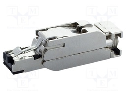 Plug; RJ45; PIN: 4; Cat: 5; shielded; Layout: 8p4c; 6.7mm; 24AWG÷22AWG