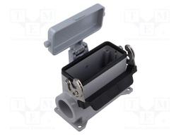 Enclosure: for HDC connectors; C-TYPE; size 77.27; Gland holes: 1