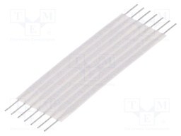 Connector: jumper cable; Cable ph: 1.27mm; L: 25.4mm; straight