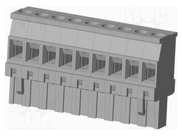Connector: pluggable terminal block; plug; female; angled 90°