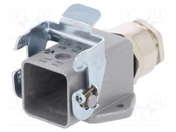 Enclosure: for HDC connectors; size 3; Pitch: 1x screw (21x21mm)