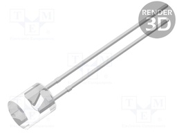 Photoresistor; 5mm; λp max: 850nm; 30V; Lens: transparent