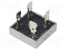 Single-phase bridge rectifier; Urmax:200V; If:35A; Ifsm:400A