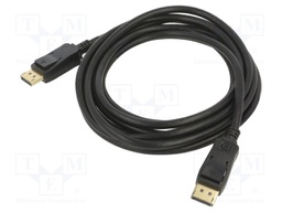 Cable; DisplayPort 1.4,HDCP 2.2; DisplayPort plug,both sides